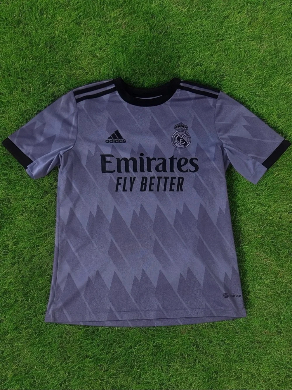 adidas Real Madrid Away Jersey - Gray & Black